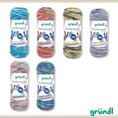 Gründl sockenwolle 1 - gründl, 2-in-1