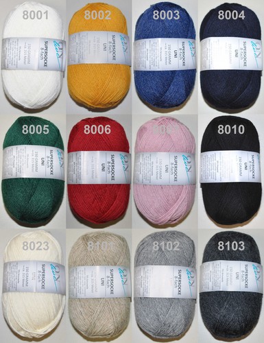 Supersocke fach uni - supersocke, 8-fach