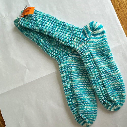 Handgestrickte socken ohne - handgestrickte,