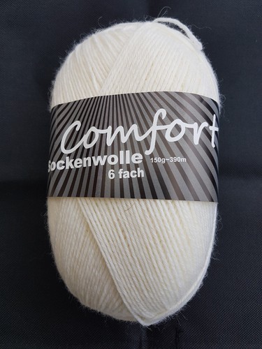 Sockenwolle comfort fach - 6-fach, uni